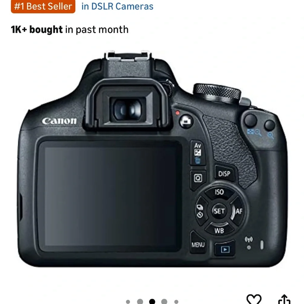 Canon EOS Rebel T7 DSLR Camera with 18-55mm Lens - Black !!!ONLY USED ONCE!!!